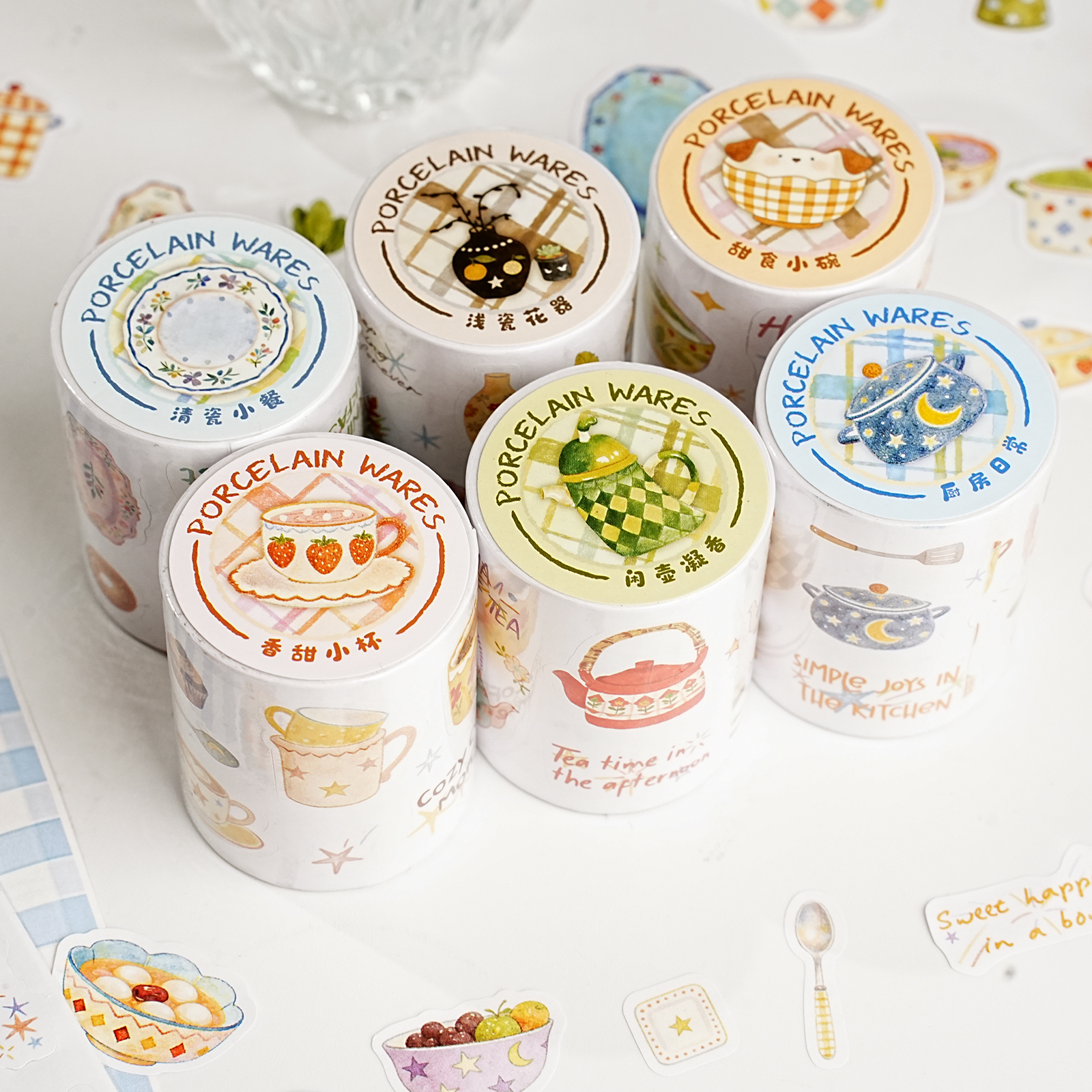 Laptop Accessories Gifts - Etori Life Porcelain Series Fresh and