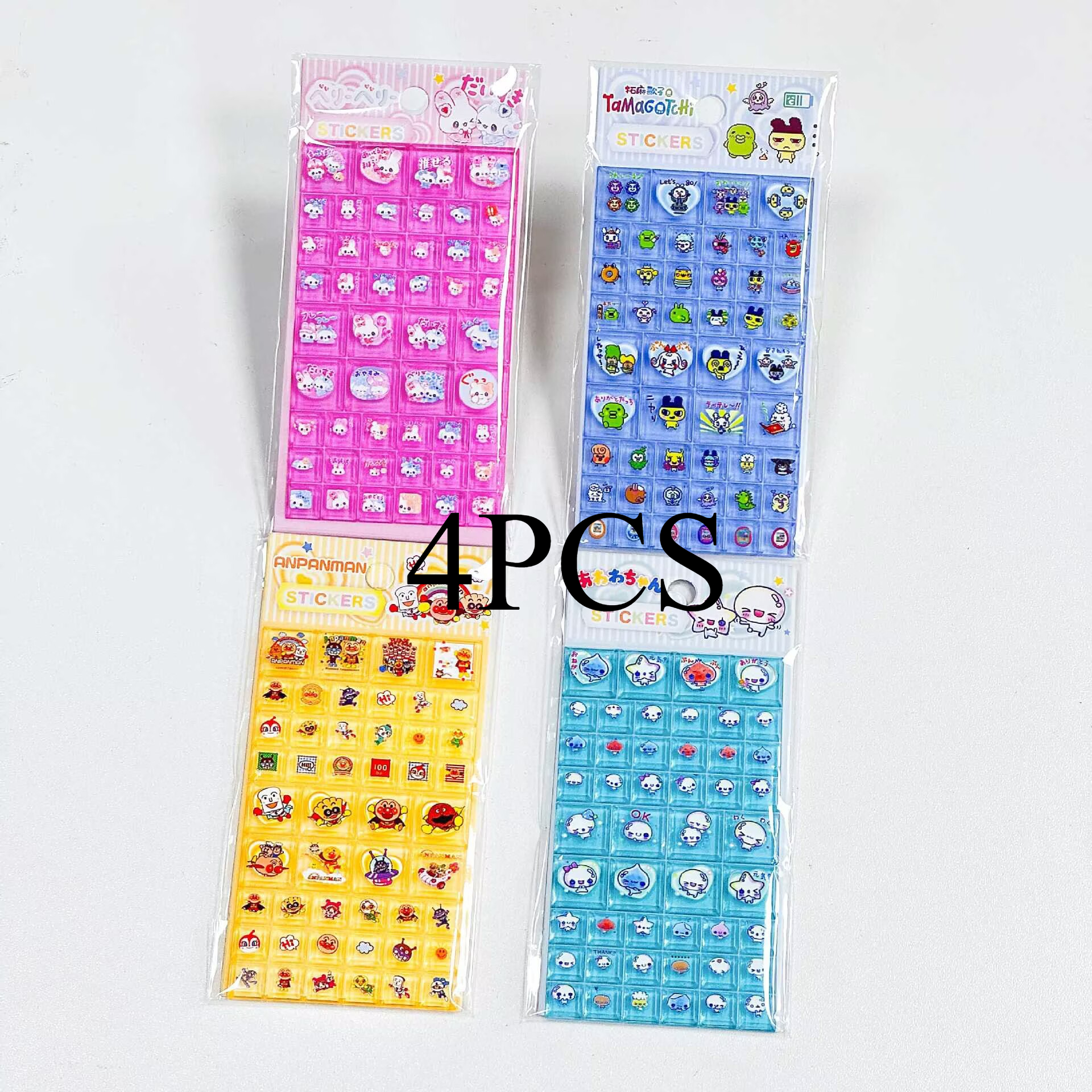 2/4p Solid Square Sticker Diy  - Laptop Accessories Gifts 리뷰 및 가격
