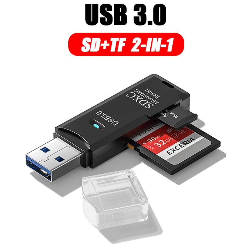 2 In 1 USB 3.0 Card Reader Por - Laptop Accessories For Programmers 리뷰 및 가격