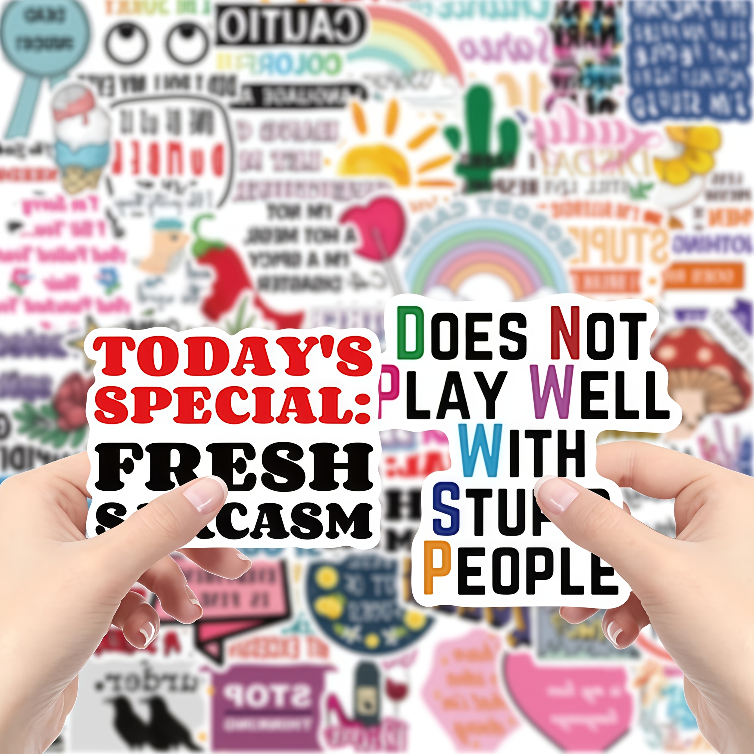 50 piece sticker set with sati - Laptop Accessories Gifts 리뷰 및 가격