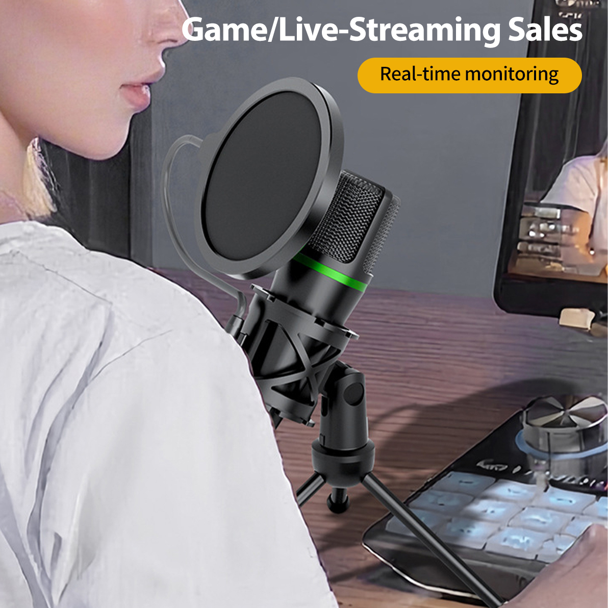 Condenser Microphone USB Wired - Laptop Accessories For Programmers 리뷰 및 가격