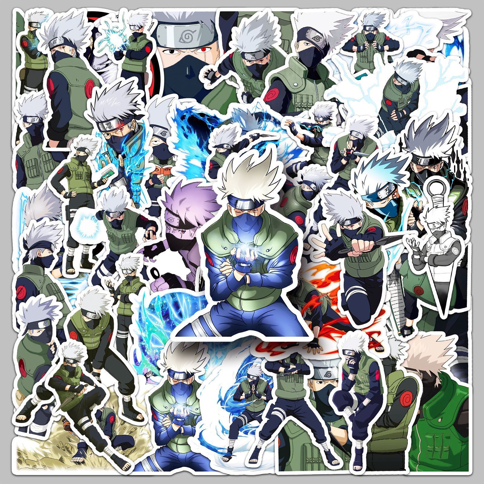 50pcs Anime Naruto Hatake Kaka - Laptop Accessories Computer 리뷰 및 가격