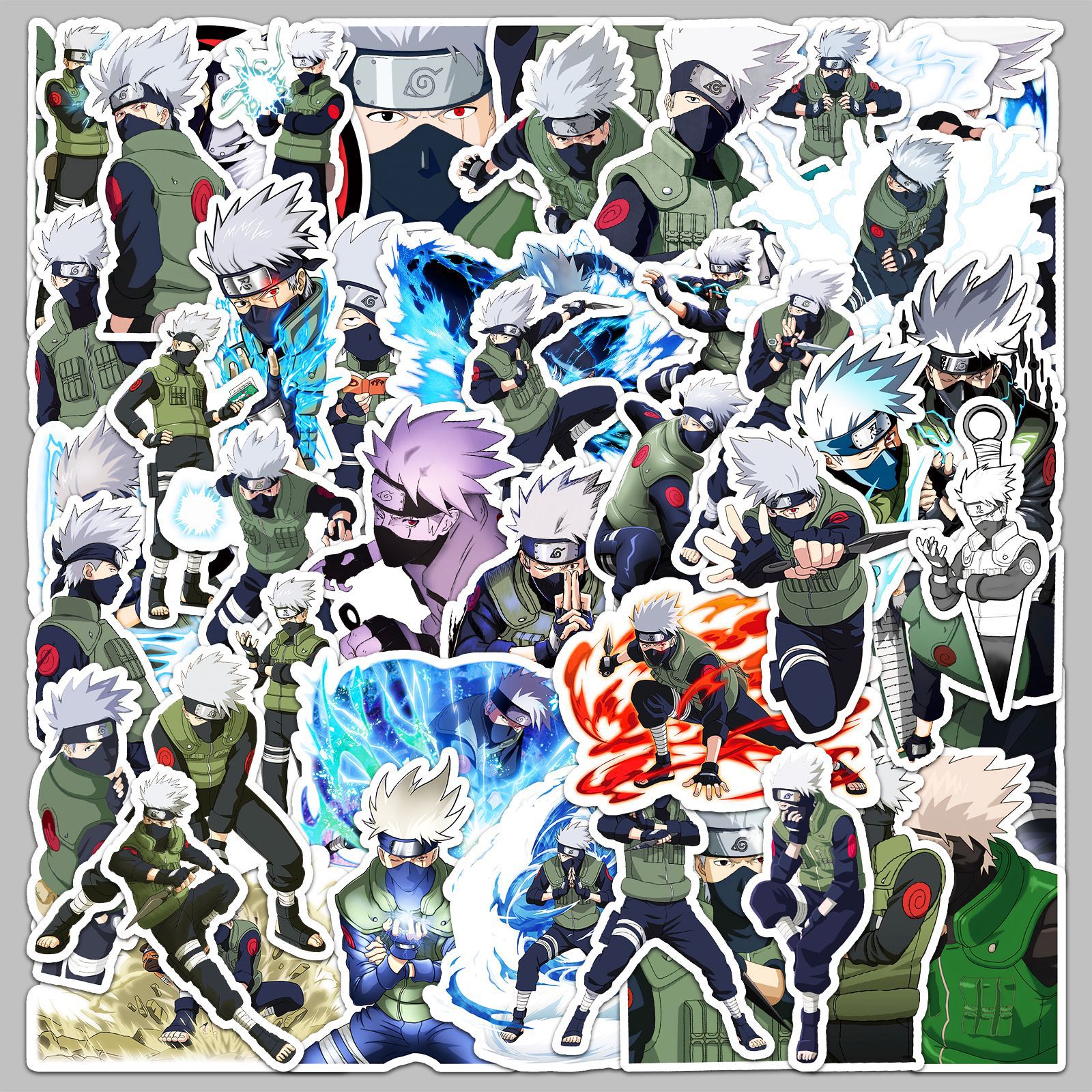 50pcs Anime Naruto Hatake Kaka - Laptop Accessories Computer 리뷰 및 가격