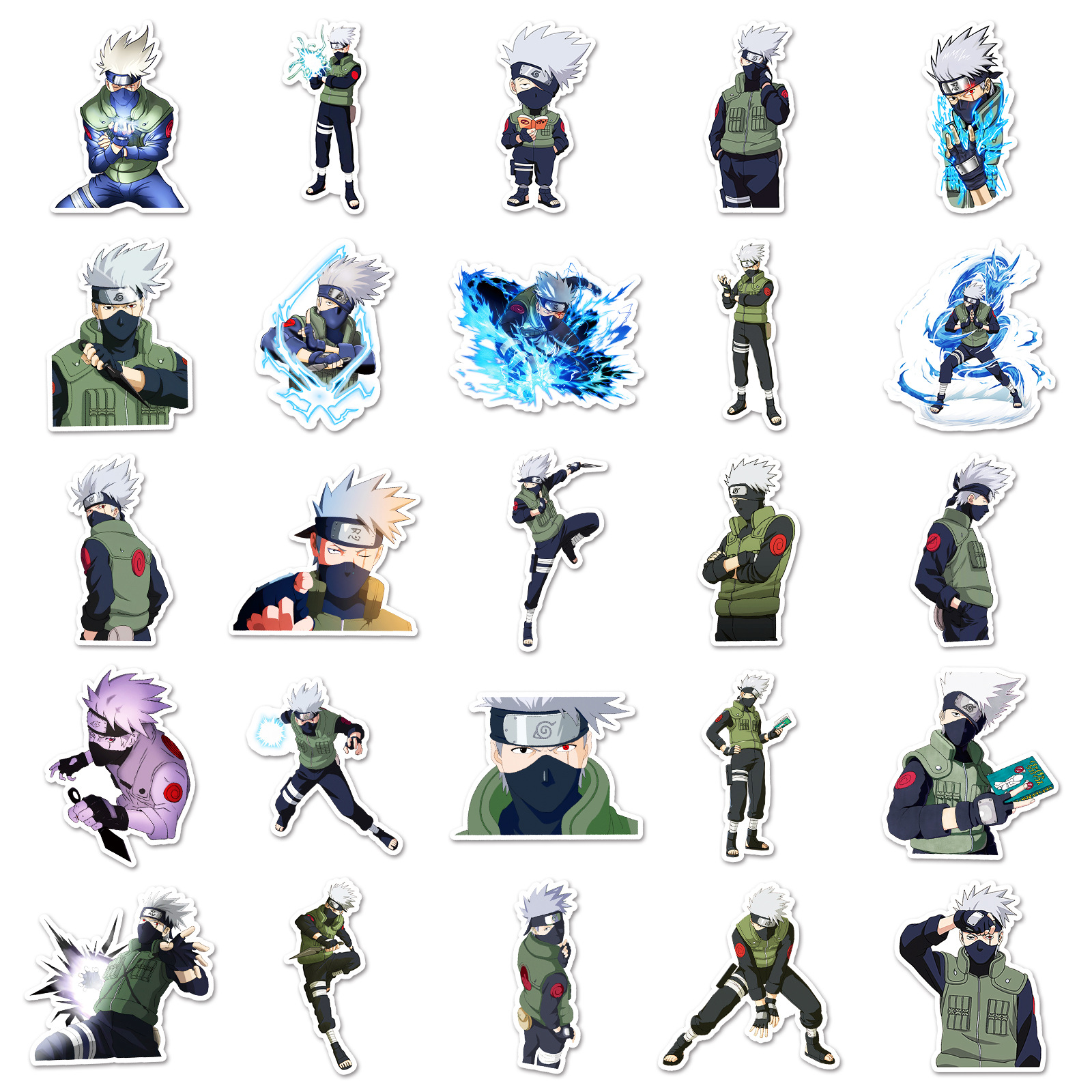 50pcs Anime Naruto Hatake Kaka - Laptop Accessories Computer 리뷰 및 가격