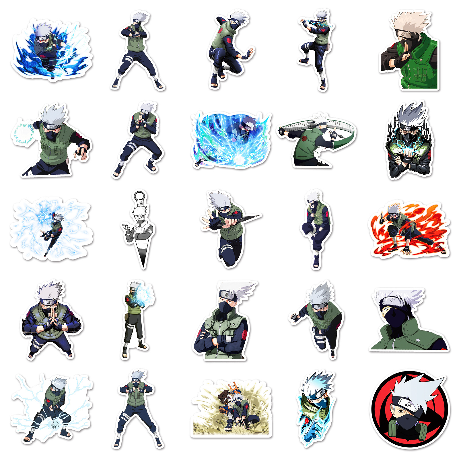 50pcs Anime Naruto Hatake Kaka - Laptop Accessories Computer 리뷰 및 가격