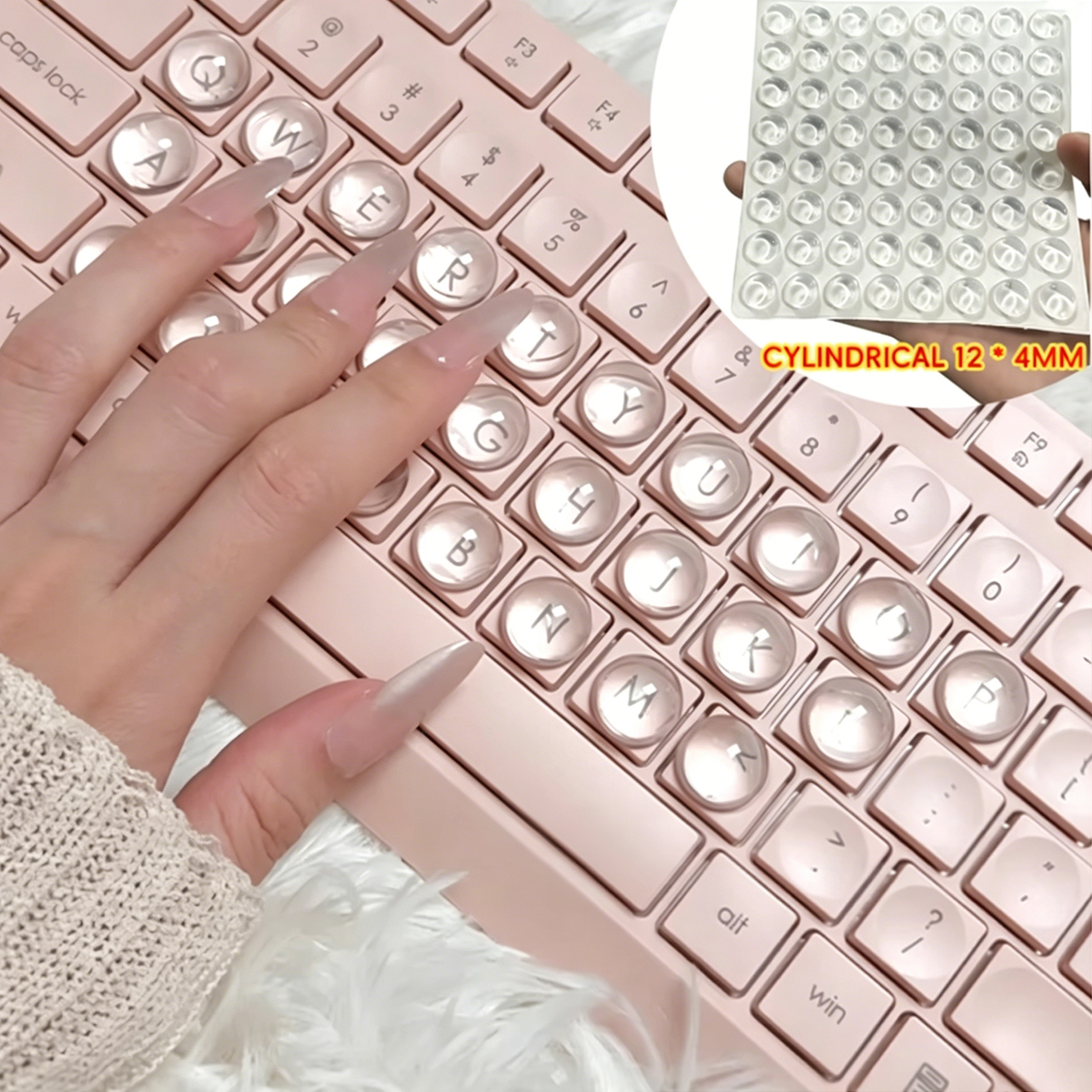 Nail Art Keyboard Key Caps for - Keyboard Cover Silicone 리뷰 및 가격