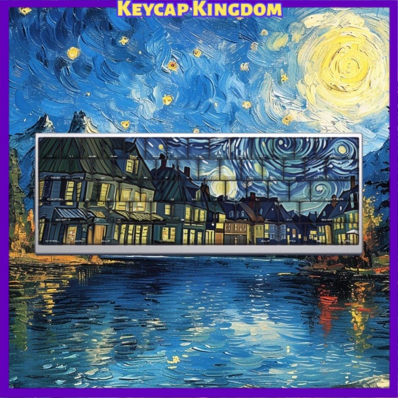 Van Gogh Starry Sky Theme Keyc - Laptop Accessories Gifts 리뷰 및 가격