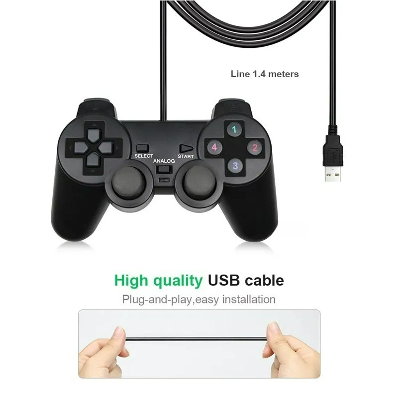Wired USB PC Gaming Joystick G - Laptop Accessories For Programmers 리뷰 및 가격