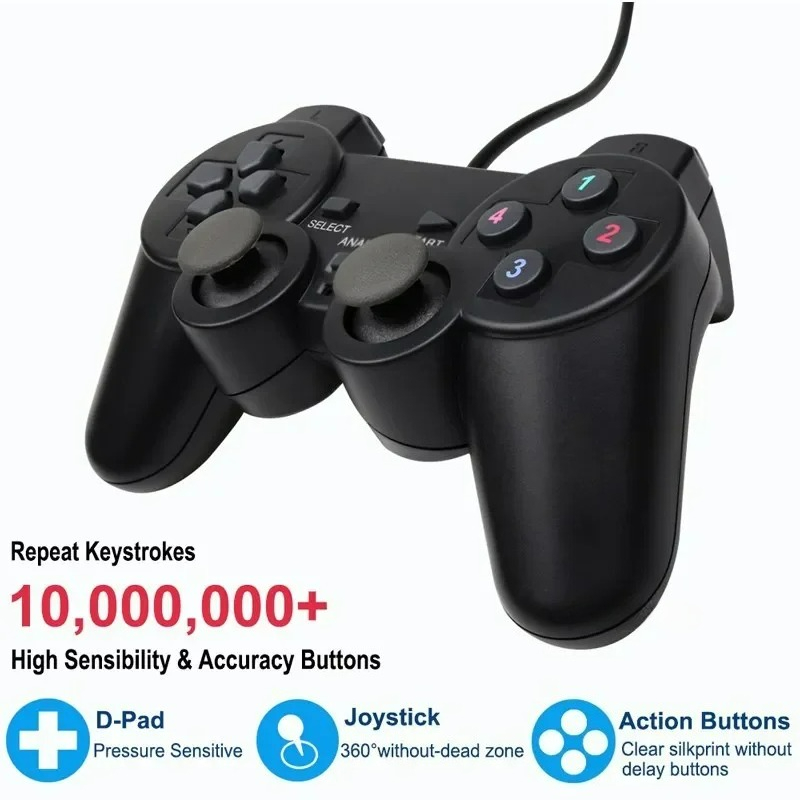 Wired USB PC Gaming Joystick G - Laptop Accessories For Programmers 리뷰 및 가격