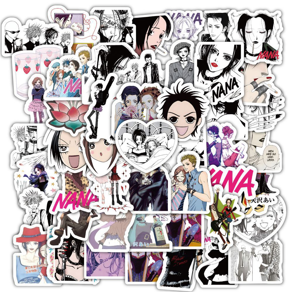 60PCS Anime NANA Stickers Cool - Laptop Accessories Gifts 리뷰 및 가격