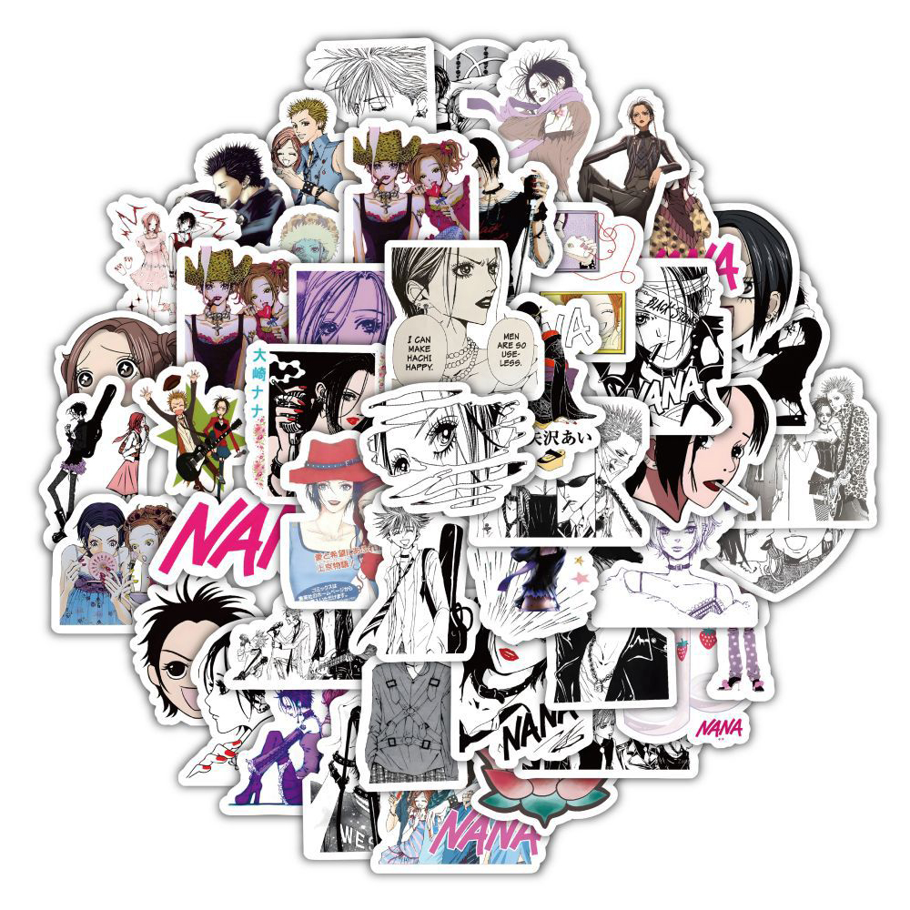 60PCS Anime NANA Stickers Cool - Laptop Accessories Gifts 리뷰 및 가격