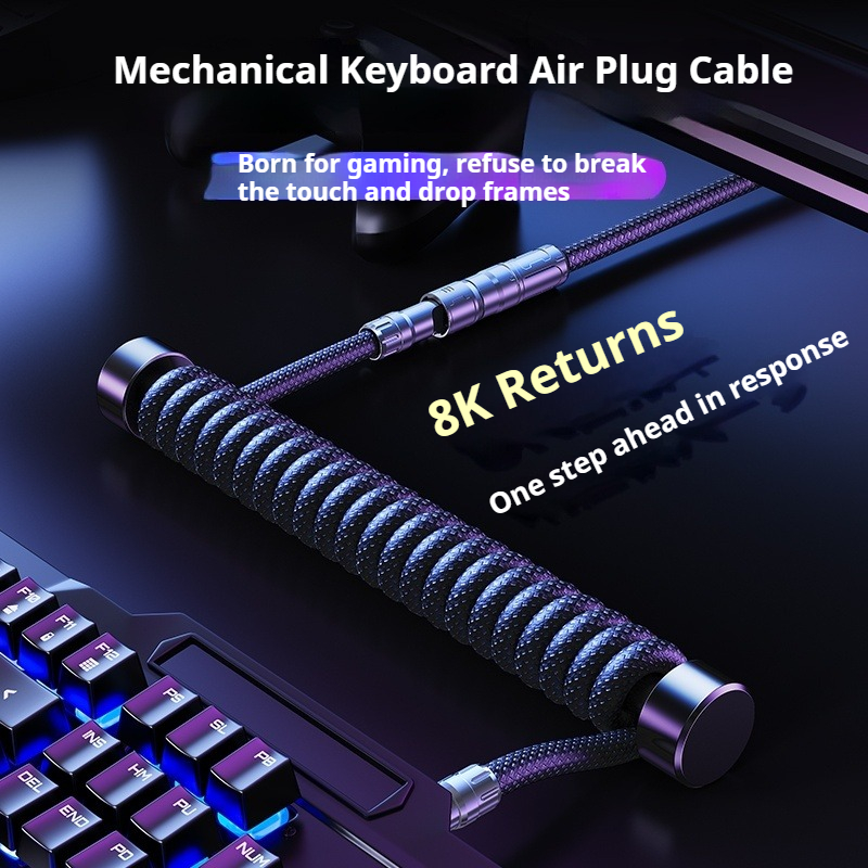 Eary 1.2m Coiled Keyboard Cabl - Laptop Accessories For Programmers 리뷰 및 가격