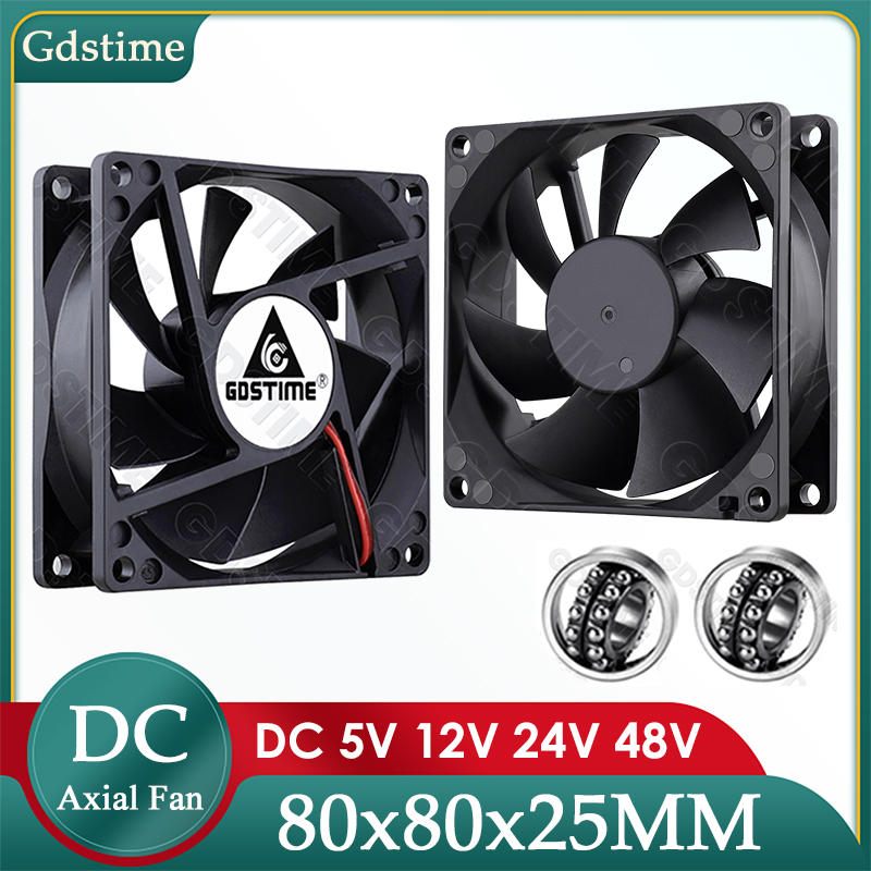 Gdstime DC 5V 12V 24V Fan 80mm - Laptop Accessories Computer 리뷰 및 가격