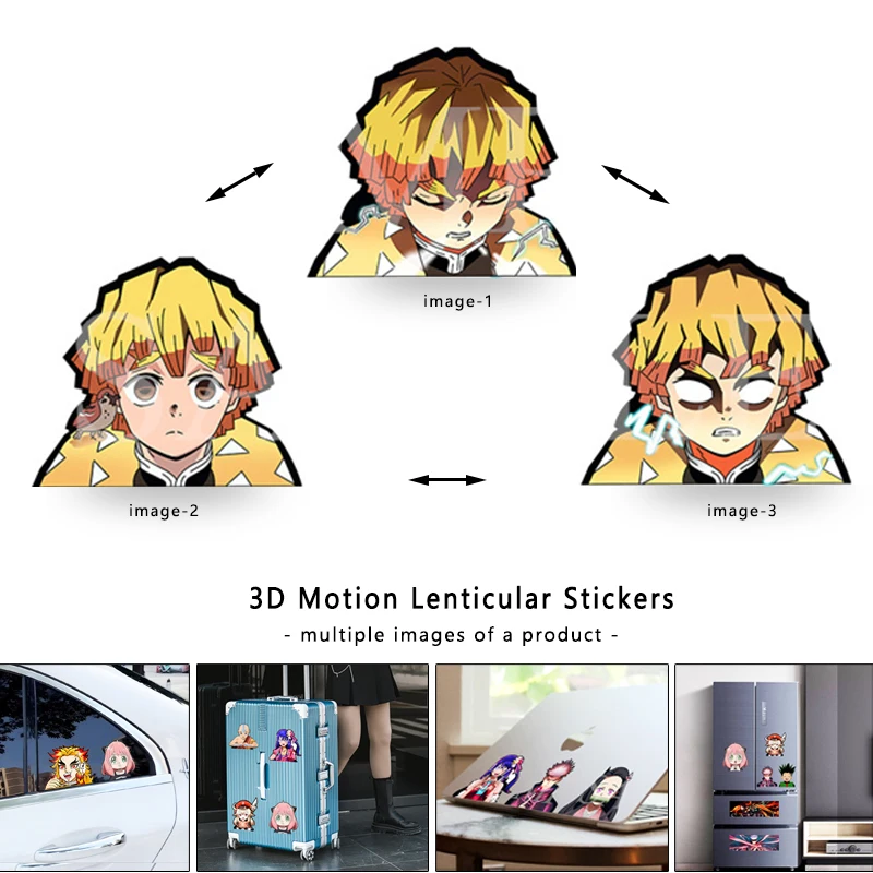 Demon Slaye Zenitsu 3D Lenticu - Laptop Accessories Gifts 리뷰 및 가격