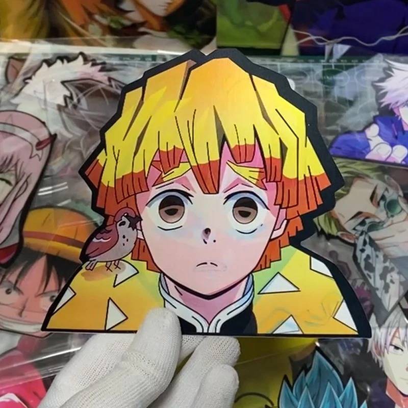 Demon Slaye Zenitsu 3D Lenticu - Laptop Accessories Gifts 리뷰 및 가격