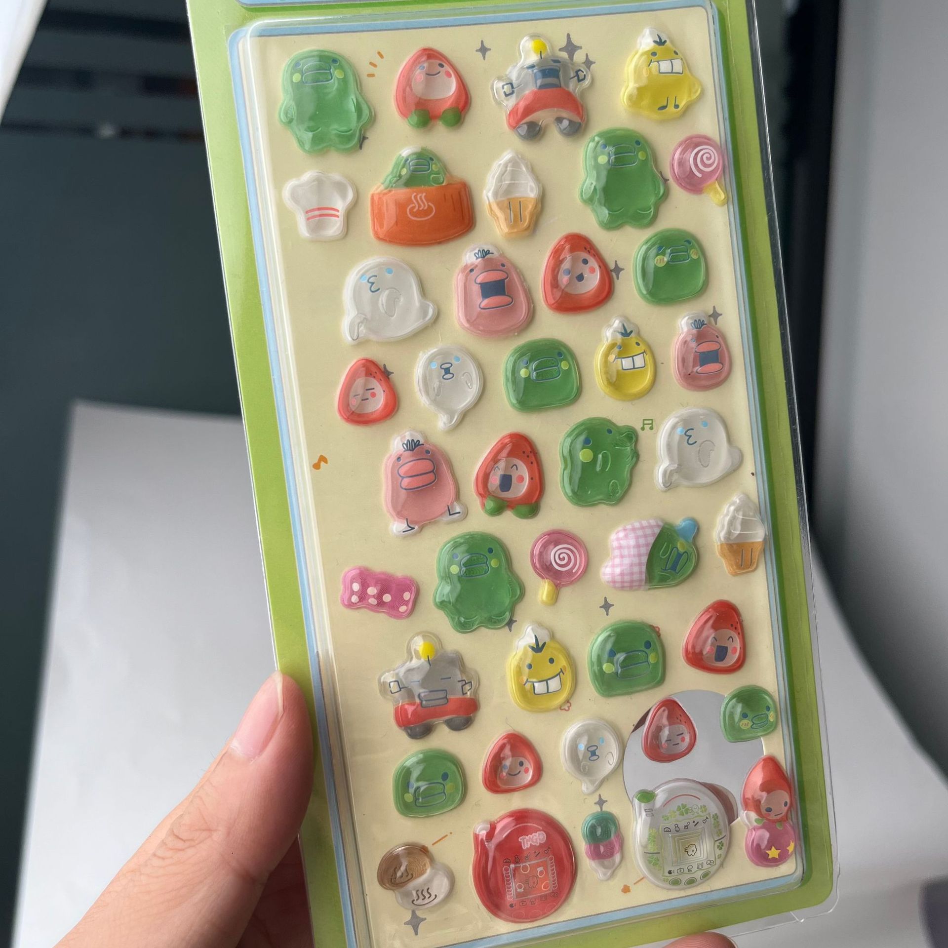 Cute Tamagotchi 3D Puffy Stick - Laptop Accessories Gifts 리뷰 및 가격