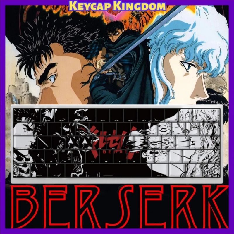 BERSERK Theme Anime Keycap 98  - Laptop Accessories Gifts 리뷰 및 가격