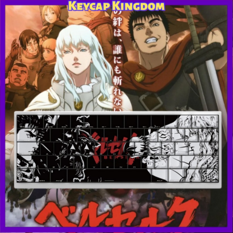 BERSERK Theme Anime Keycap 98  - Laptop Accessories Gifts 리뷰 및 가격