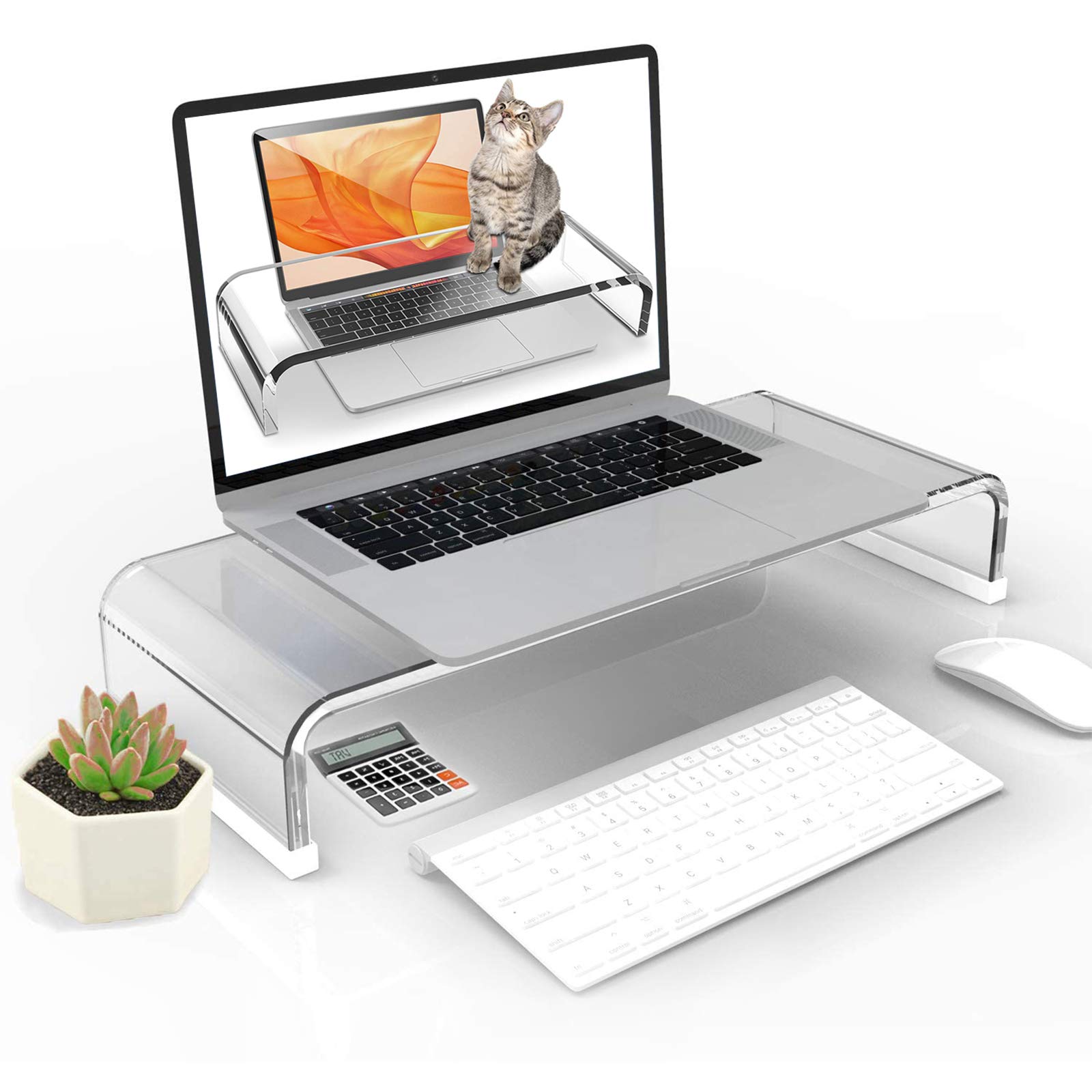 Clear Acrylic Laptop Stand Rob - Laptop Accessories For Programmers 리뷰 및 가격
