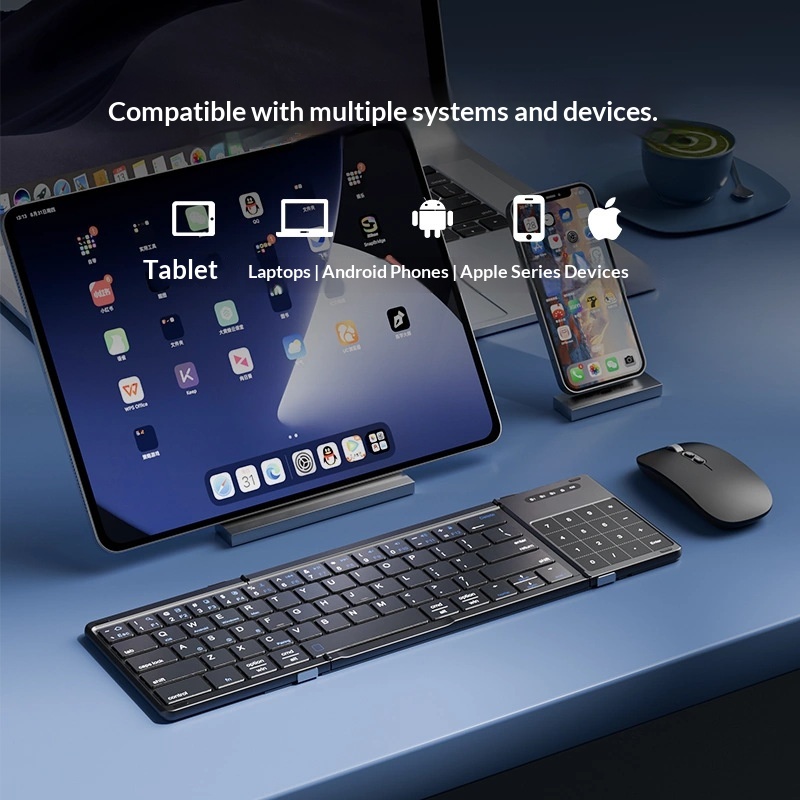 Mengzu Tri Fold Wireless Bluet - Laptop Accessories Computer 리뷰 및 가격