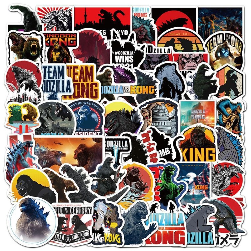 50pcs/set Movies Godzilla Vs.  - Laptop Accessories Gifts 리뷰 및 가격