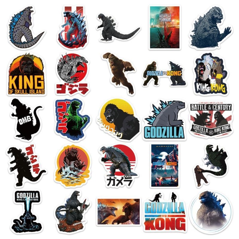 50pcs/set Movies Godzilla Vs.  - Laptop Accessories Gifts 리뷰 및 가격