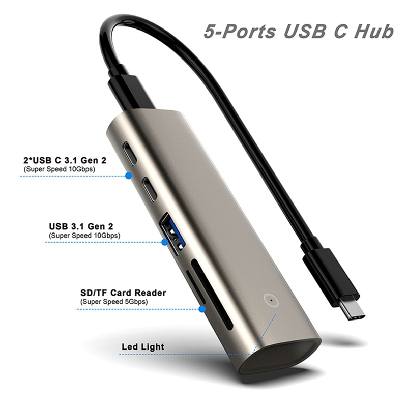 USB Hub USB-A(Gen2)+2xUSB-C(Ge - Laptop Accessories Computer 리뷰 및 가격